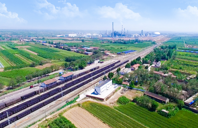国家优质金奖——蒲城清洁能源铁路专用线(图1)