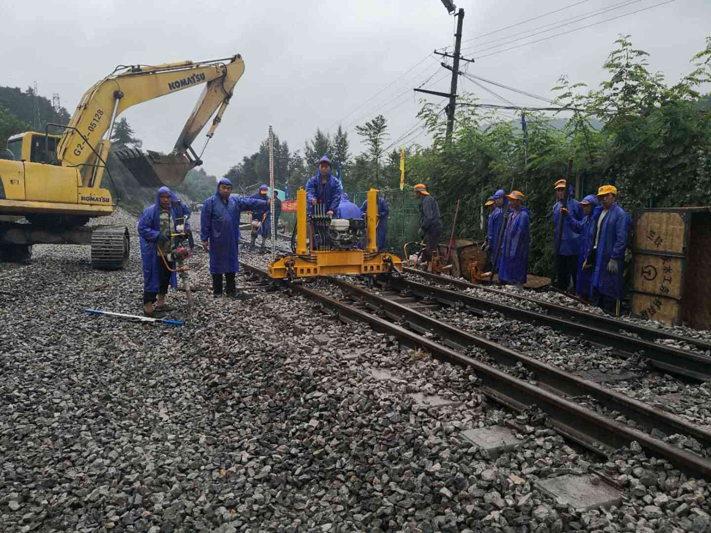风雨无阻二十天?铁路旧貌换新颜——崔家沟专用线EPC项目圆满收官(图3)